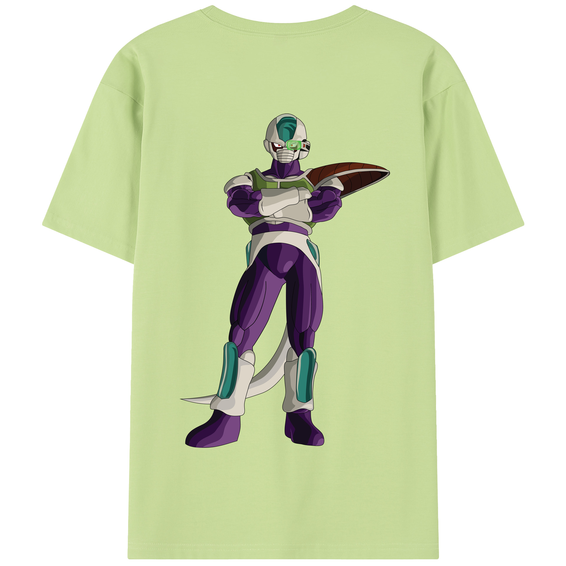 （画像用） ドラゴンボール フリーザ DRAGON BALL Frieza 綿100％半袖Tシャツ（背面プリント）